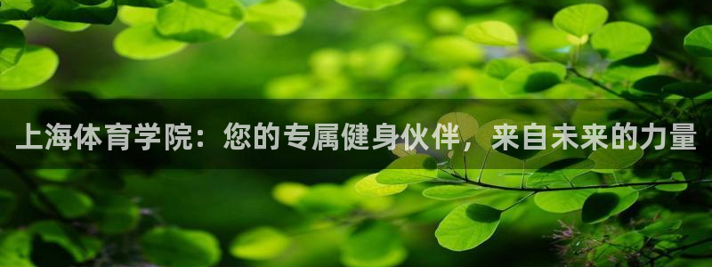vsport体育官方正版app娱乐平台：上海体育学院