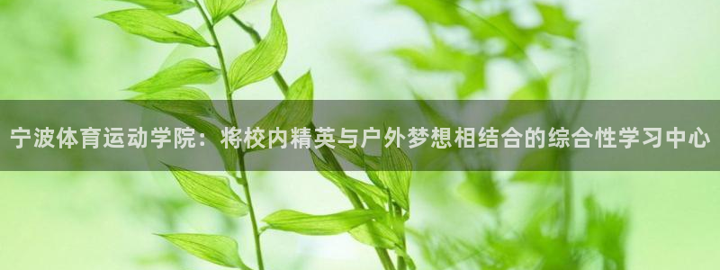 vsport体育官方正版app娱乐网站：宁波体育运动